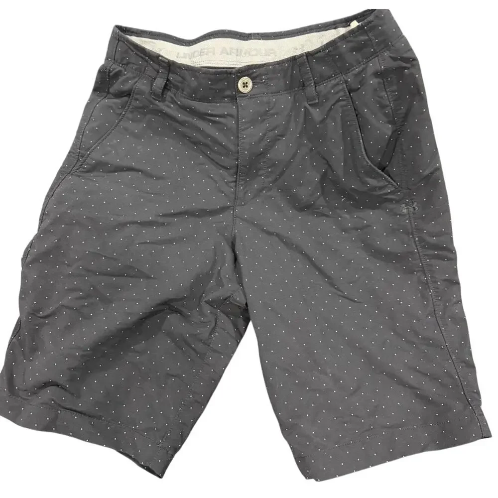 Under Armour Men’s Loose Heatgear Polka Dot Shorts Golf - 30”x 10” - Picture 2 of 5